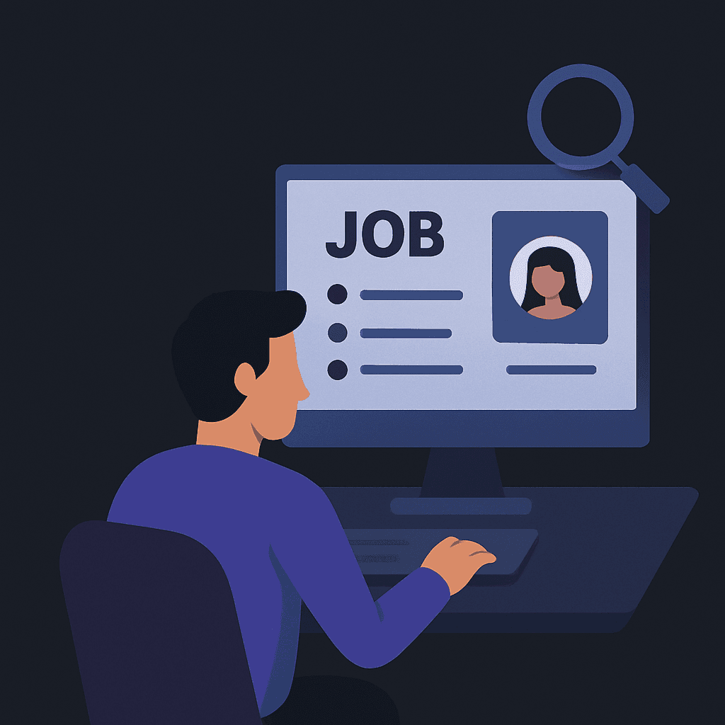Job search illustration